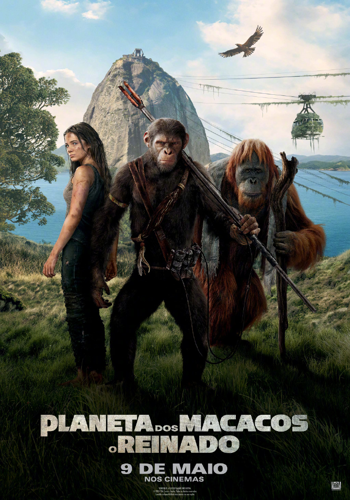 《猩球崛起：新世界》新海报曝光，5月10日北美内地同日上映